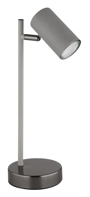 Robby 35cm Grijs bureaulamp Van Globo Lighting - Robby &auml;r en praktisk skrivbordslampa som blir ett stilfullt tillskott till ditt hem.