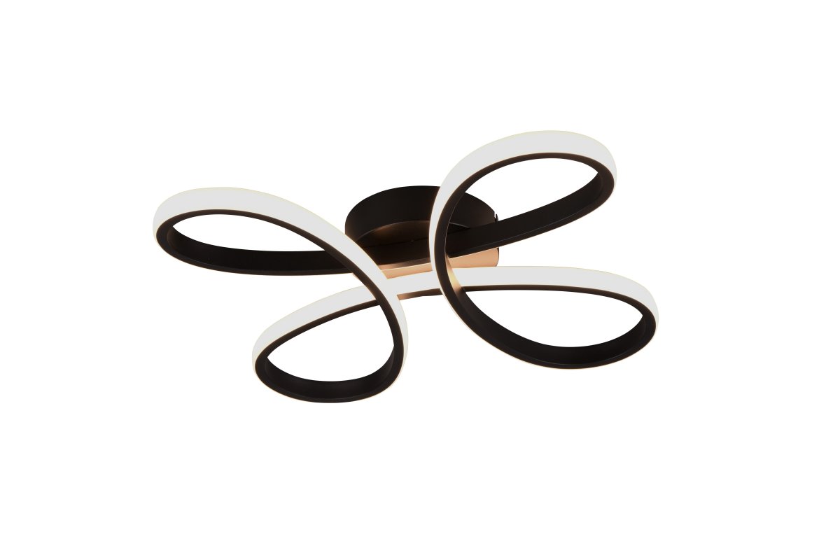 Fly 40cm Zwart plafondlamp Van Trio Lighting - 