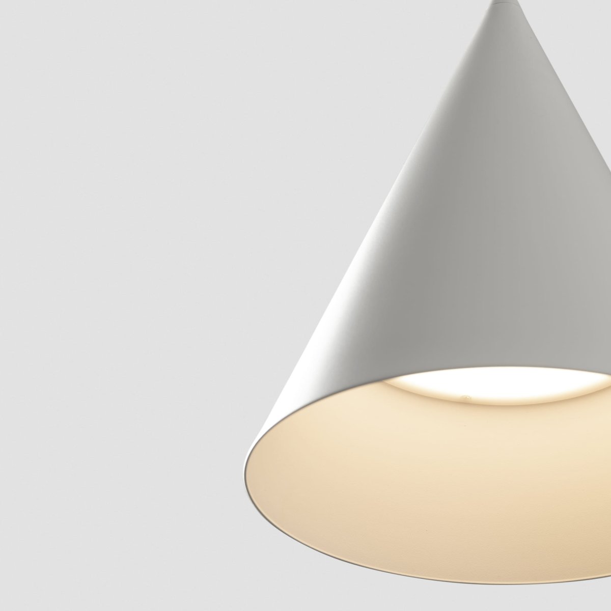 Lina Ø24 Wit hanglamp Van Faro Barcelona - Het stijlvolle design past perfect in omgevingen waar u verfijnde maar ingetogen verlichting wenst - ideaal boven tafels, keukens of in moderne lounges.