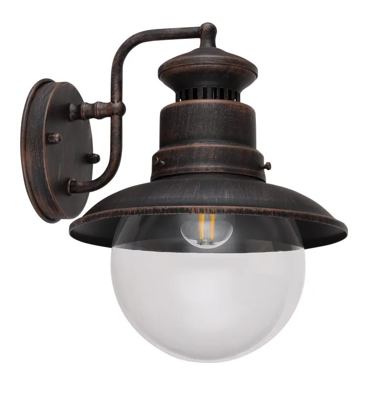 Stella Roest buitenlamp Van Globo Lighting - Kombinera stil och funktion med Stella och skapa en inbjudande atmosf&auml;r runt ditt hem!