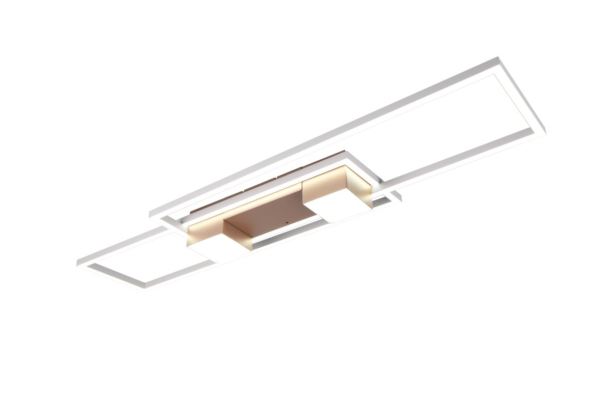Albany 100cm Koffie plafondlamp Van Trio Lighting - Het ingebouwde nachtlampje en de geheugenfunctie maken Albany een praktische en stijlvolle toevoeging aan uw huis.