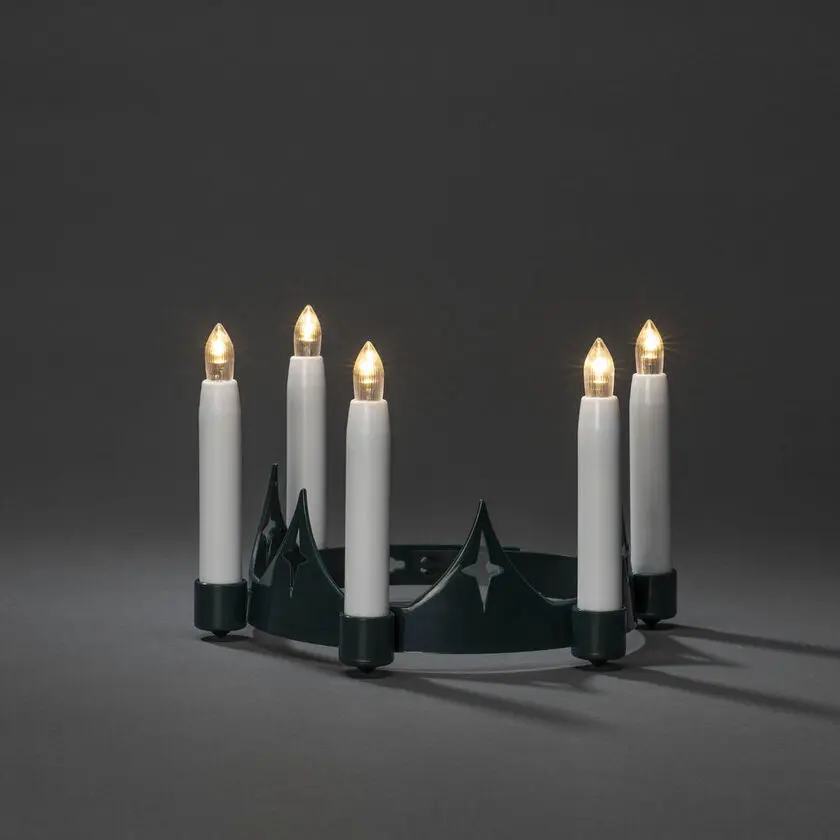 Lucia-kroon Groente Van Konstsmide - Ideaal voor Luciavieringen thuis, op school of onderweg.