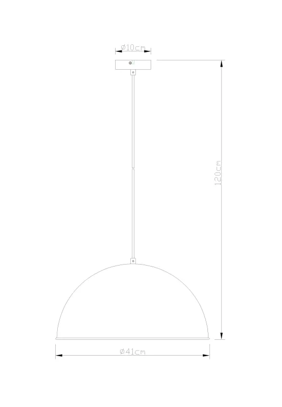 Lenn Ø40 Zwart hanglamp Van Globo Lighting - Den guldf&auml;rgade insidan av sk&auml;rmen, med en diameter p&aring; 41 cm, skapar en varm och inbjudande ljuseffekt.