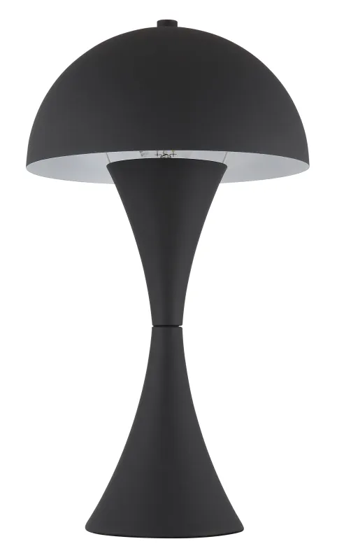 Dima 36cm Zwart tafellamp Van Globo Lighting - Perfekt f&ouml;r moderna milj&ouml;er, d&auml;r den ger en sofistikerad touch samtidigt som den sprider behagligt ljus.