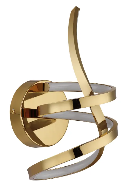 Iduna Ø35 Goud wandlamp Van Globo Lighting - Iduna &auml;r en v&auml;gglampa som f&ouml;renar elegant design med funktionell belysning och blir en stilfull detalj i varje rum.