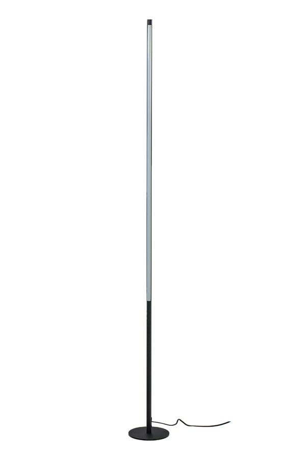 Stecco Zwart vloerlamp Van Aneta Lighting - Ideaal voor het creëren van sfeervol licht of het verlichten van een donkere hoek in de kamer.