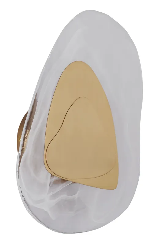 Dorsey 32cm Goud wandlamp Van Globo Lighting - Dorsey v&auml;gglampa f&ouml;rtrollar med sin unika molnformade design och skapar en harmonisk atmosf&auml;r i varje rum.