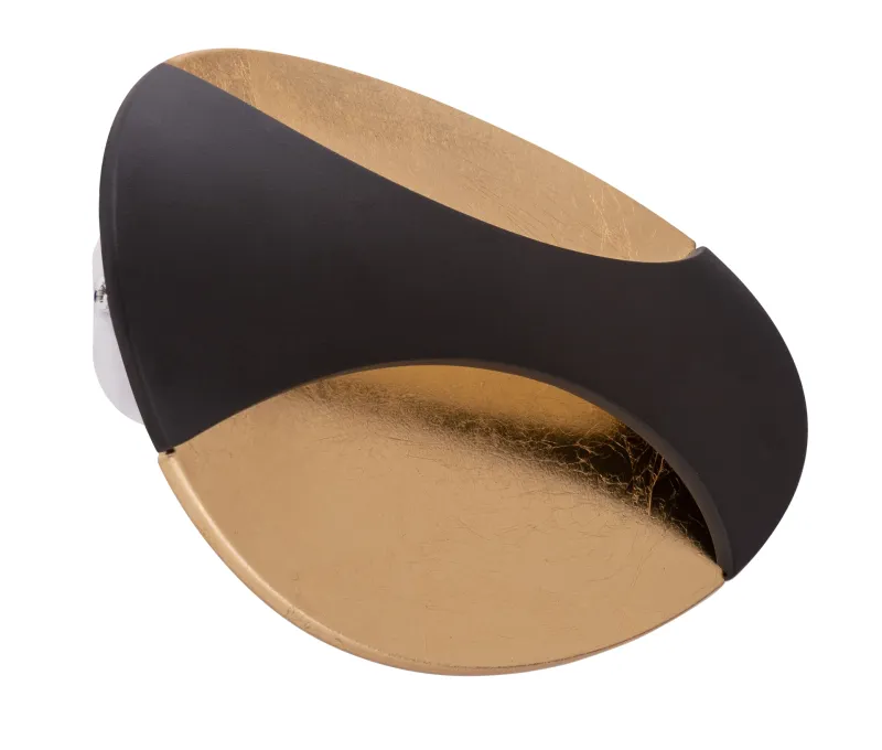 Alexandra 21cm Goud wandlamp Van Globo Lighting - Den medf&ouml;ljande 6W LED-lampan ger en behaglig belysning med 230 lumen och en varm ljusf&auml;rg p&aring; 3000K.