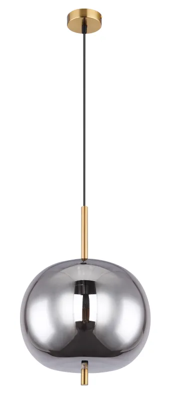 Blacky Ø30 Messing hanglamp Van Globo Lighting - En stilren armatur som skapar en st&auml;mningsfull och elegant belysning i ditt hem,&nbsp;perfekt i vardagsrum eller matsal.