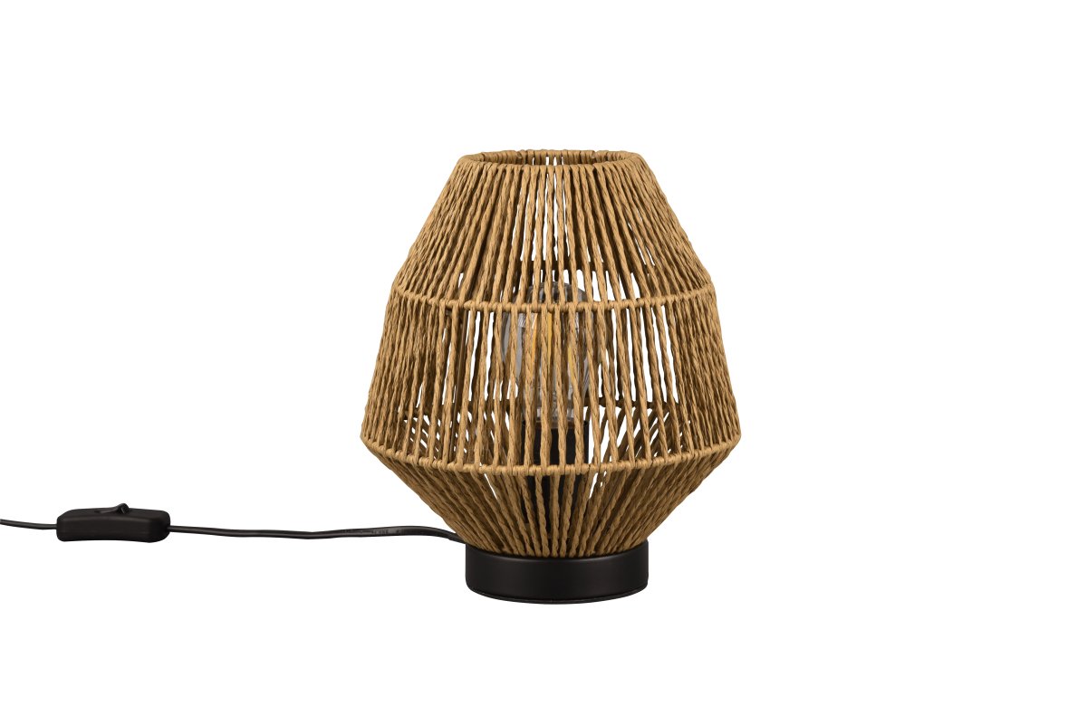 Miki 20cm Bruin tafellamp Van Trio Lighting - 