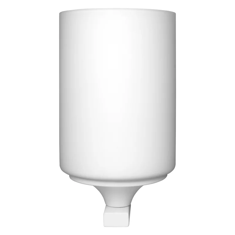 Lantern Cylinder Wit buitenlamp Van Osram - Het is gemaakt van gegoten aluminium voor een hoge duurzaamheid en heeft een diffuser van gehard matglas die een zacht en aangenaam licht verspreidt.