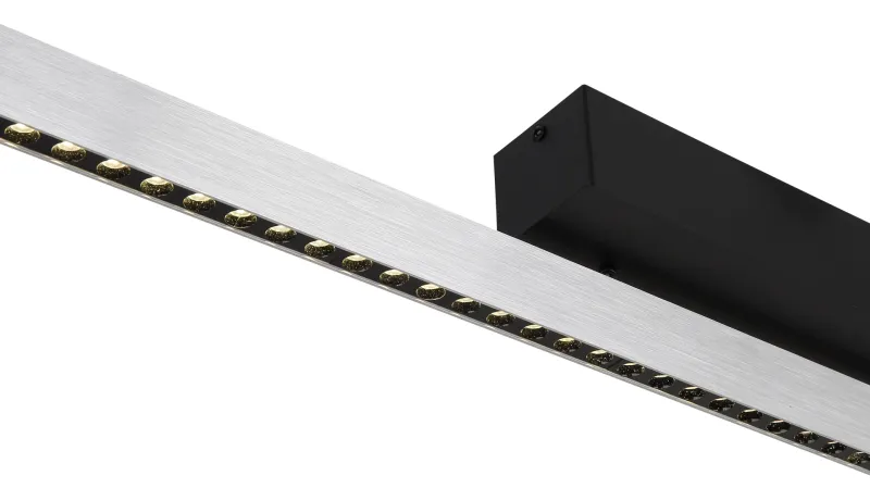 Dentsy 120cm Staal hanglamp Van Globo Lighting - Med den smidiga touchknappen f&ouml;r av/p&aring; och den stegl&ouml;sa touchdimmern kan du enkelt justera ljusstyrkan efter &ouml;nskem&aring;l.