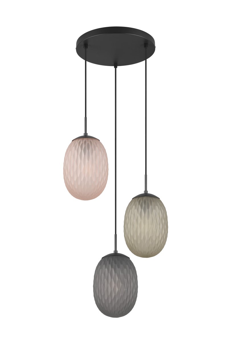Facette Ø43 Veelkleurig hanglamp Van Trio Lighting - 