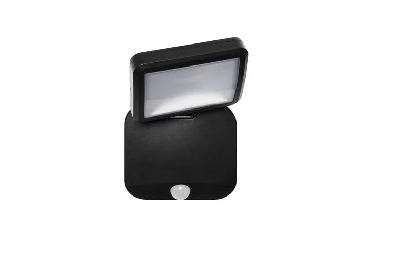 Battery LED Spotlight Sensor Zwart buitenlamp Van Ledvance - Dankzij de neutraalwitte lichtkleur van 4000K en een ge&iuml;ntegreerde bewegings- en lichtsensor schakelt de lamp automatisch in wanneer dat nodig is.