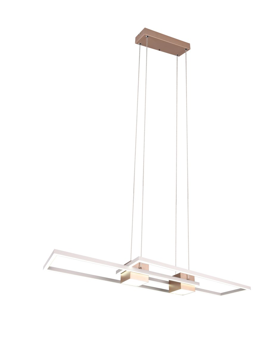 Albany 100cm Koffie hanglamp Van Trio Lighting - 