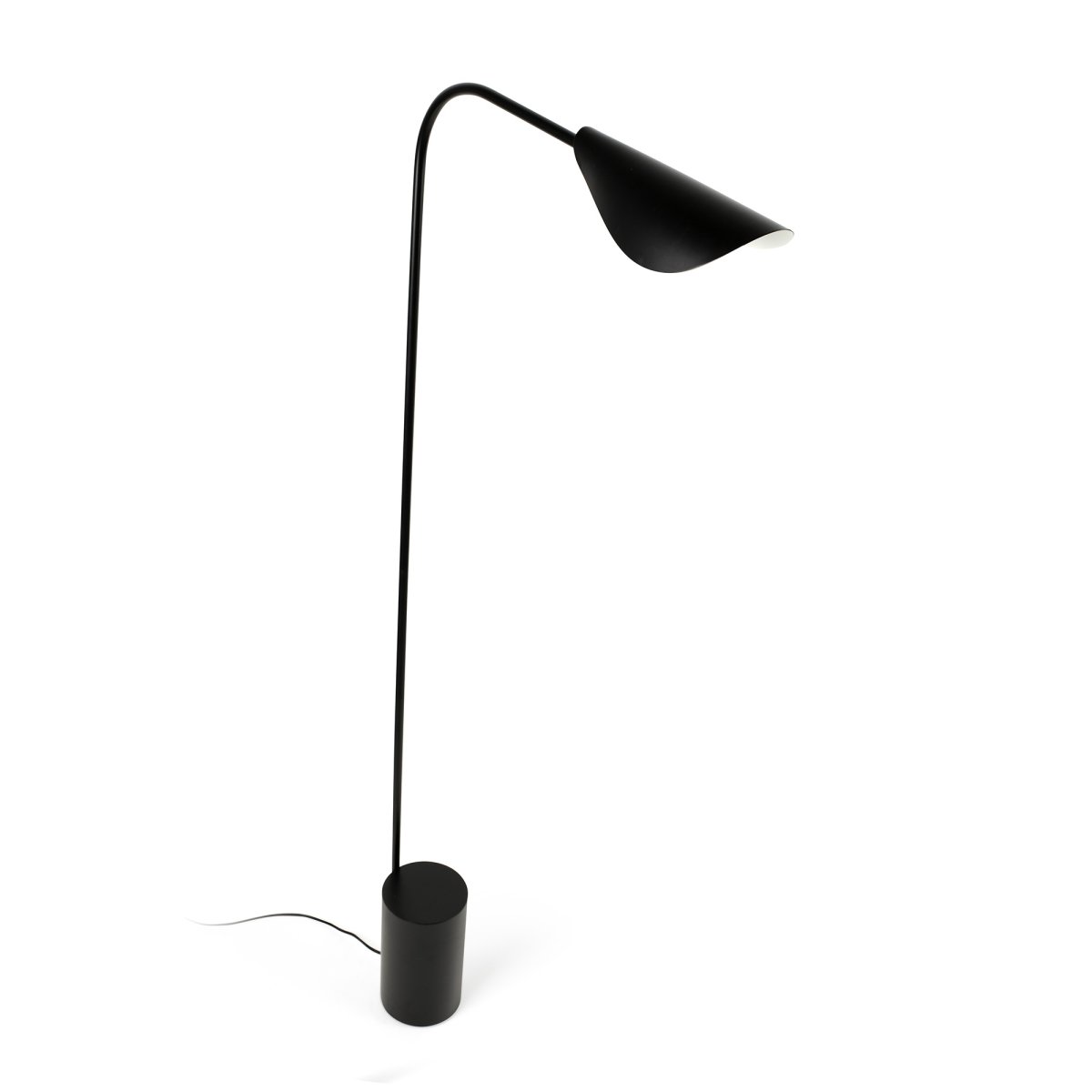 Liggera Zwart vloerlamp Van Faro Barcelona - De zachte, natuurlijke vormen doen denken aan het silhouet van een tak en geven de lamp een harmonieuze en organische uitstraling.