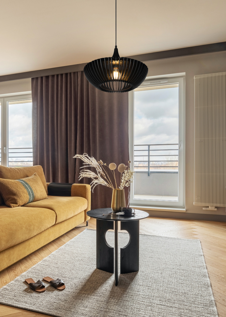 Colino Ø40 Zwart hanglamp Van Trio Lighting - 