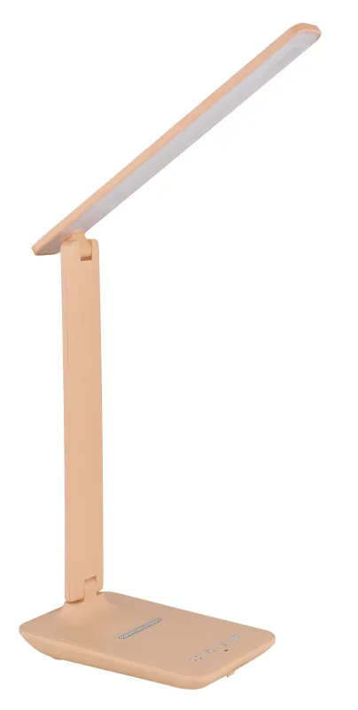 Bulla 56cm Oranje bureaulamp Van Globo Lighting - Med en ljusstyrka p&aring; 350 lumen ger den behagligt ljus, och det medf&ouml;ljande USB-kabeln och adaptern g&ouml;r den extra praktisk.