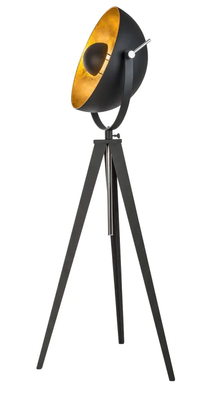 Bowy Zwart vloerlamp Van Globo Lighting - &nbsp;Bowy &auml;r det perfekta valet f&ouml;r dig som vill kombinera stil och funktion &ndash; en golvlampa som skapar en inbjudande och modern atmosf&auml;r i ditt hem.