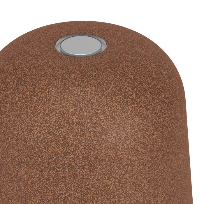 Mannera 20cm Roestig bruin Draagbare Van Eglo - U kunt hem eenvoudig opladen met de meegeleverde USB-kabel, zodat u hem gemakkelijk overal mee naartoe kunt nemen - of u nu op het terras, in de tuin of op een picknick bent.