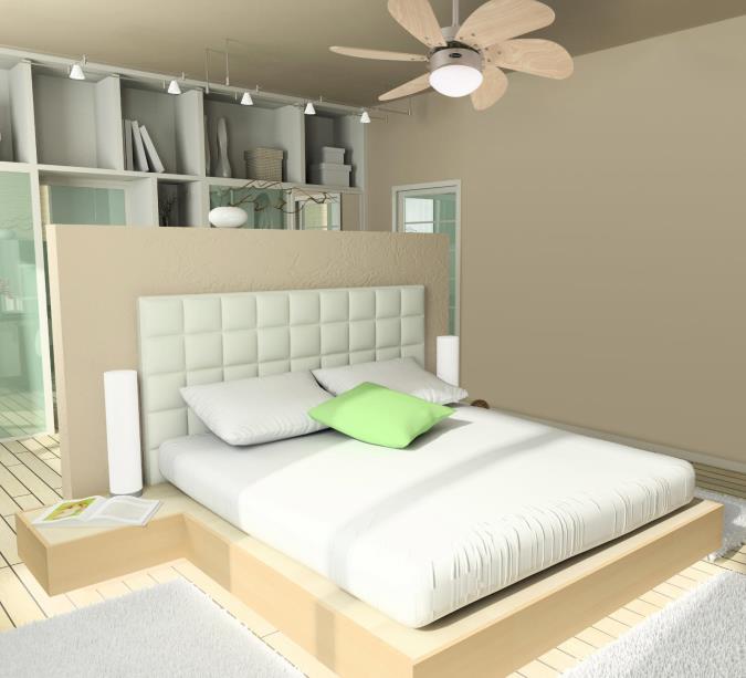 Turbo Swirl Ø76 Titaangrijs Van Westinghouse - Het is ideaal voor ruimtes tot 10 vierkante meter en kan worden ge&iuml;nstalleerd in schuine plafonds met een maximale hellingshoek van 18&deg;.