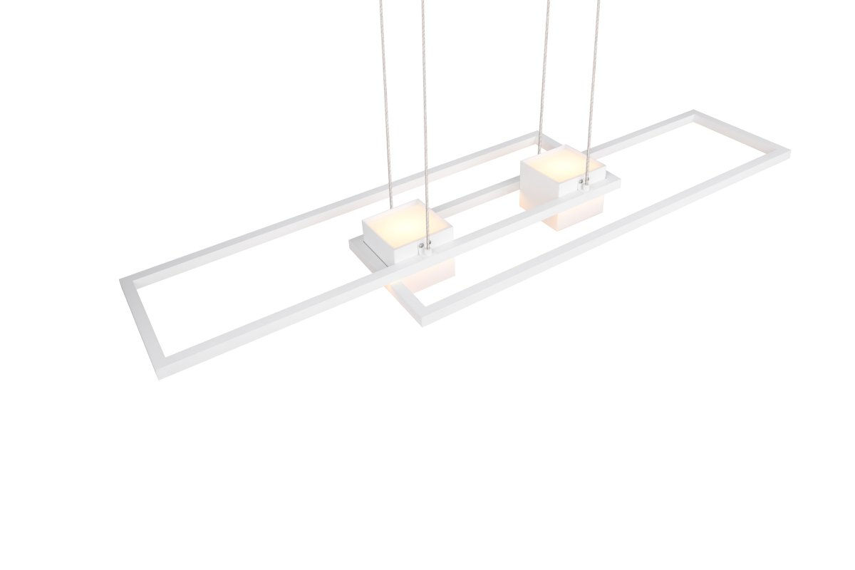 Albany 100cm Wit hanglamp Van Trio Lighting - 