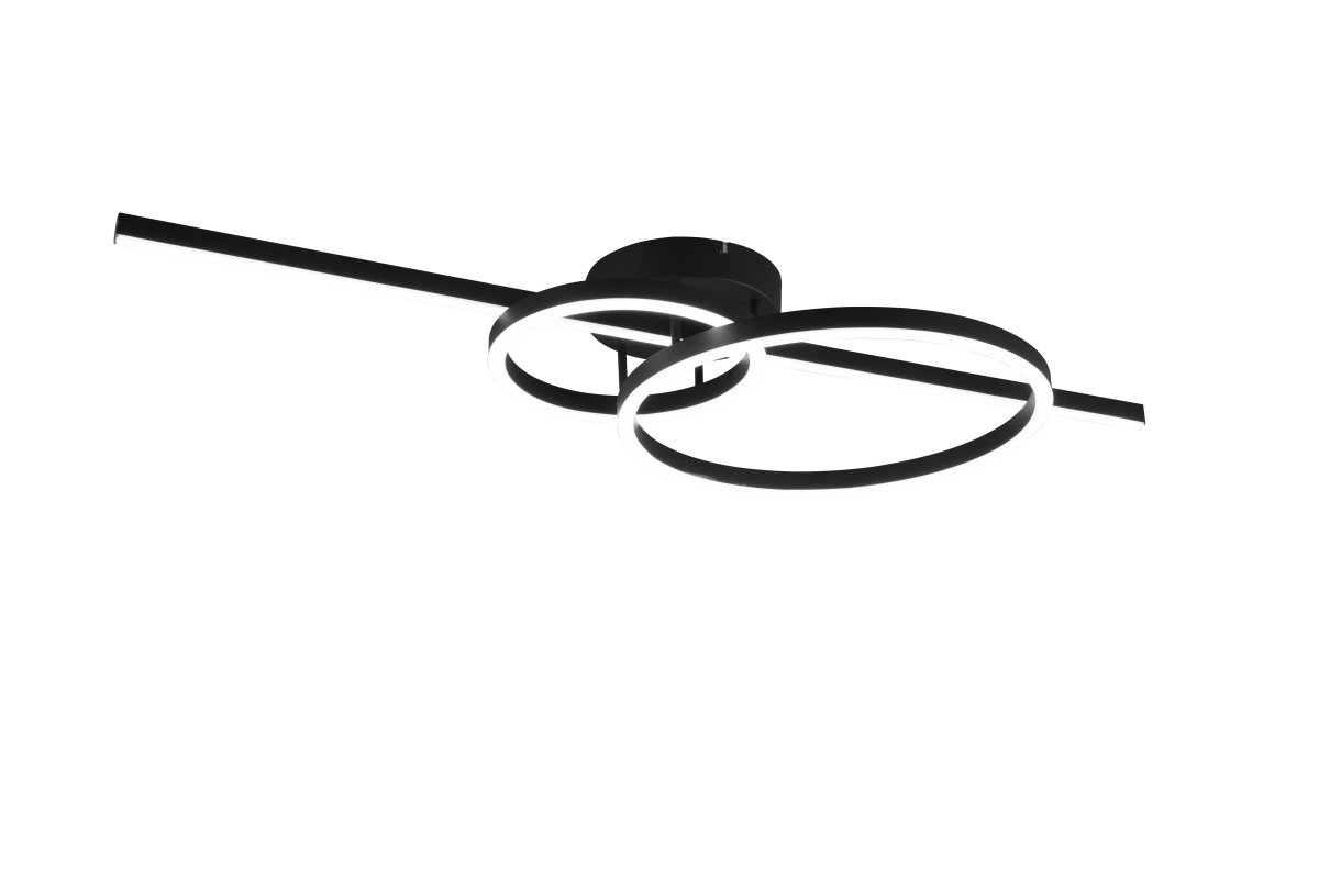 Montilla 100cm Zwart plafondlamp Van Trio Lighting - 