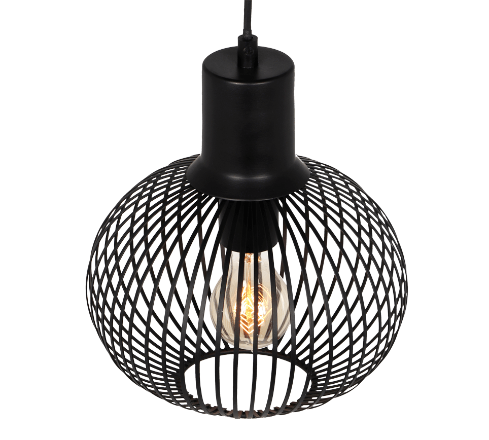 Gila Ø23 Zwart hanglamp Van Trio Lighting - 