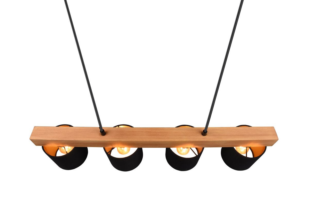 Cameron 75cm Zwart hanglamp Van Trio Lighting - 