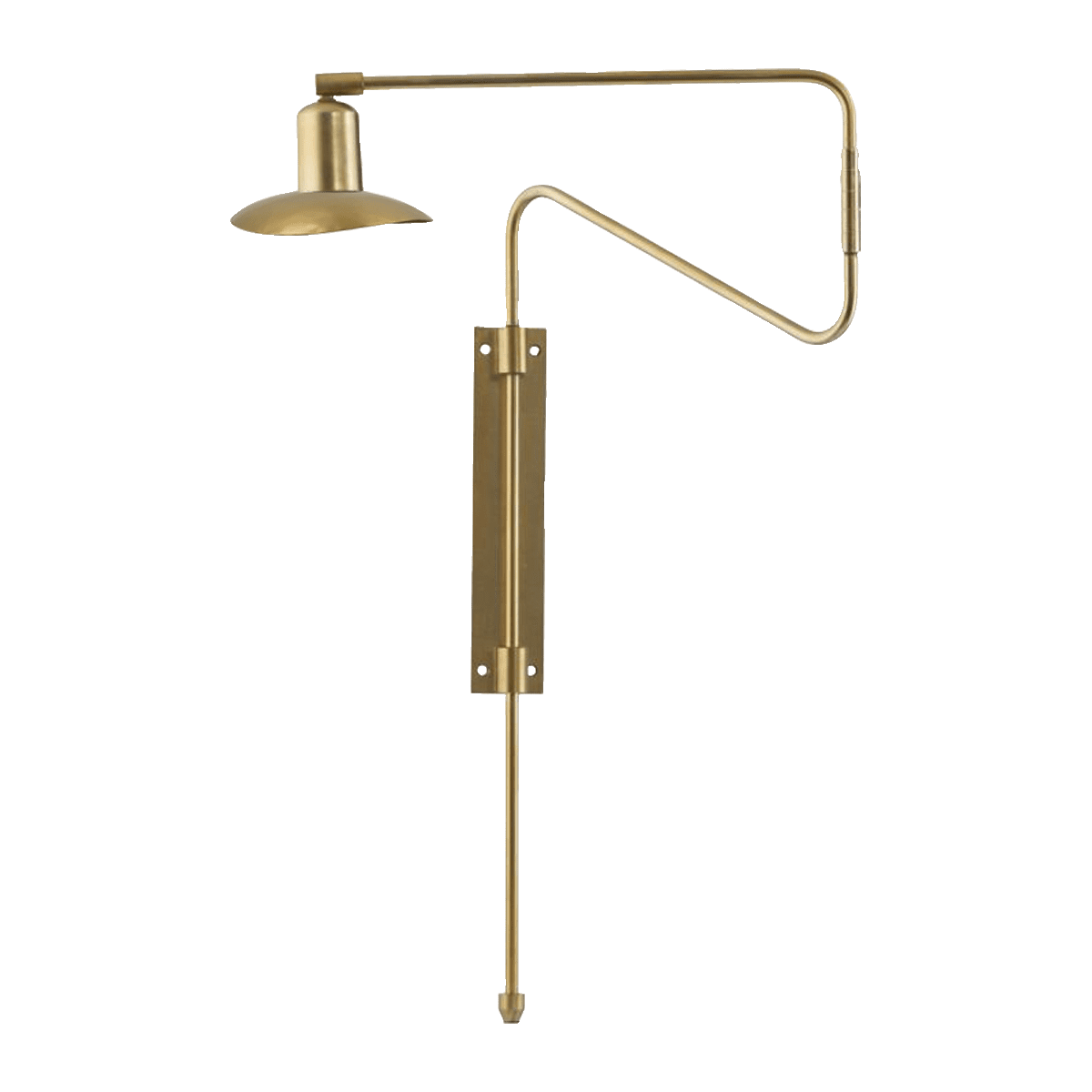 Swing 35cm Messing wandlamp Van House Doctor - Geef uw huis een vleugje elegantie met deze elegante wandlamp, ontworpen in de kenmerkende Swing-stijl met een messing afwerking.
