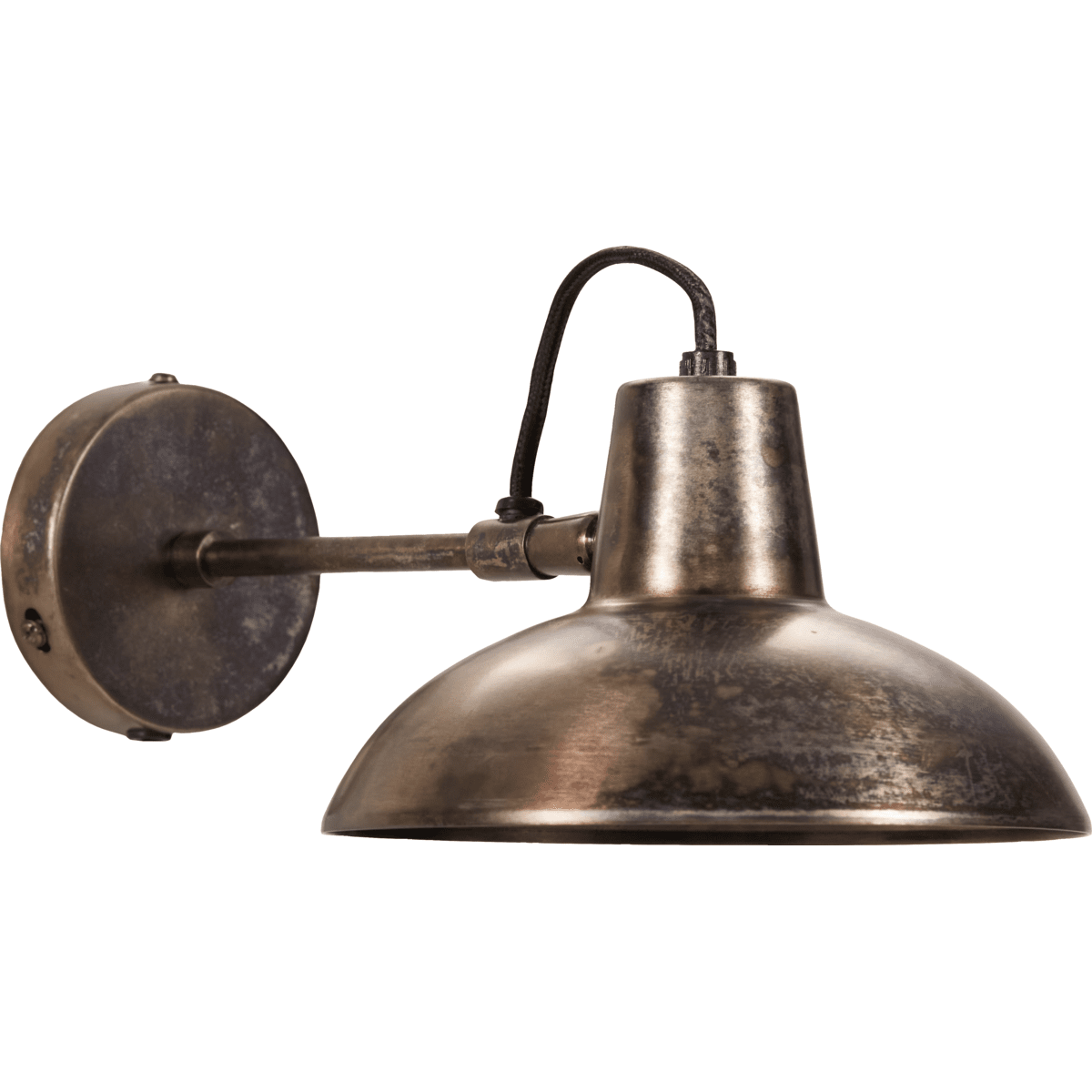 Desk Ø18 Antiek bruin wandlamp Van House Doctor - De relaxte esthetiek en het informele design van deze lamp passen bij elk interieur dat toe is aan verandering.