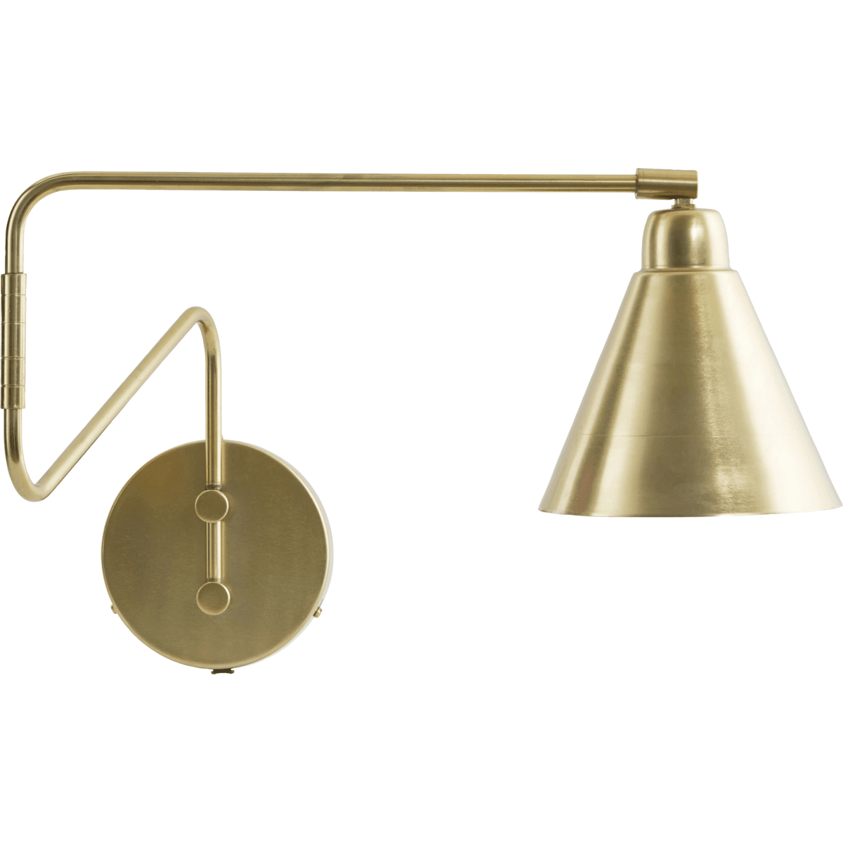Game 76cm Messing wandlamp Van House Doctor - Game van House Doctor is een prachtige wandlamp met een fantastische messing afwerking.