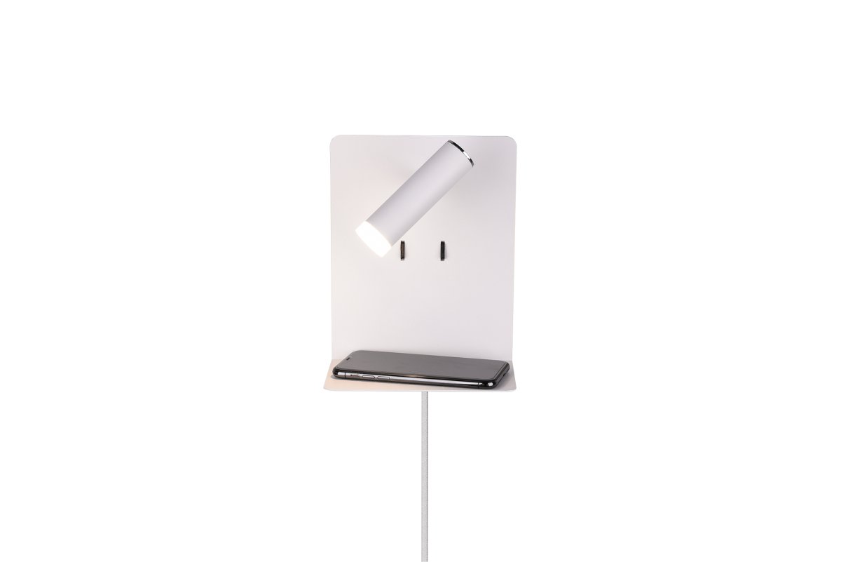 Element Wit leeslamp Van Trio Lighting - De ELEMENT wandlamp is tijdloos en minimalistisch en heeft een eenvoudig en elegant design.