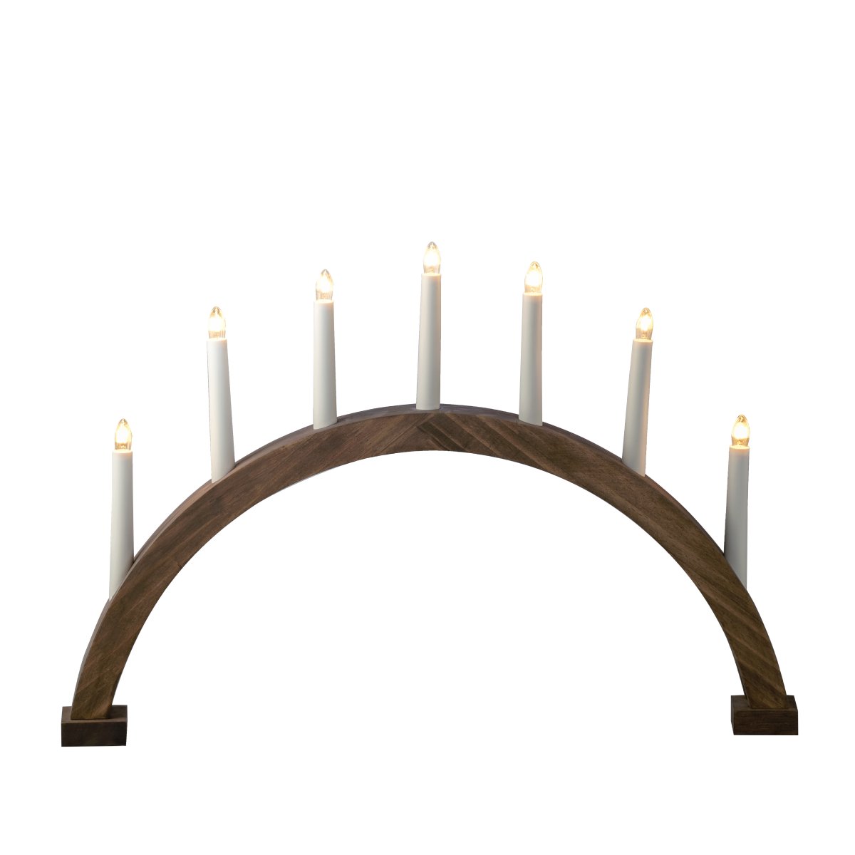 Arch 7 Lights Bruin Van Konstsmide - Wordt geleverd met een snoer van 1,7 meter, een aan/uit-schakelaar en een stekker.