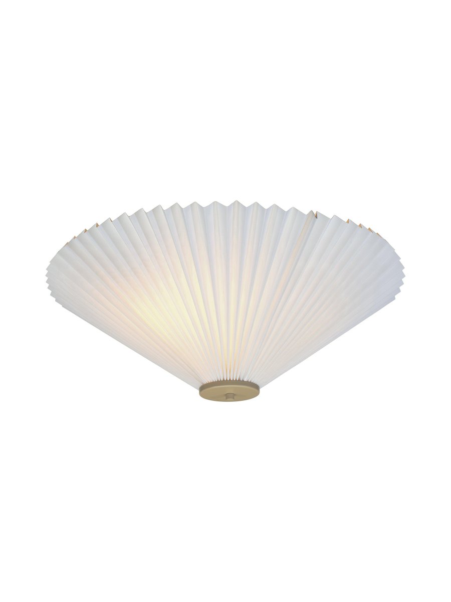 Dora Ø60 Wit plafondlamp Van PR Home - De lamp is voorzien van 3 E14 fittingen, voorbereid voor een geaarde aansluiting en haakophanging aan een bestaande plafondfitting.