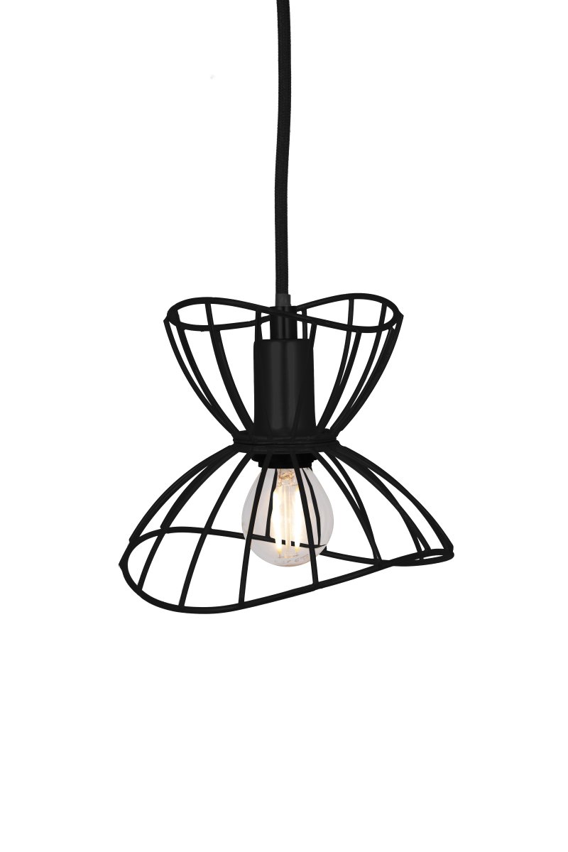 Ray Ø16 Zwart raamlamp Van Globen Lighting - Ray is een metalen raamlamp met een organische, zacht golvende vorm.