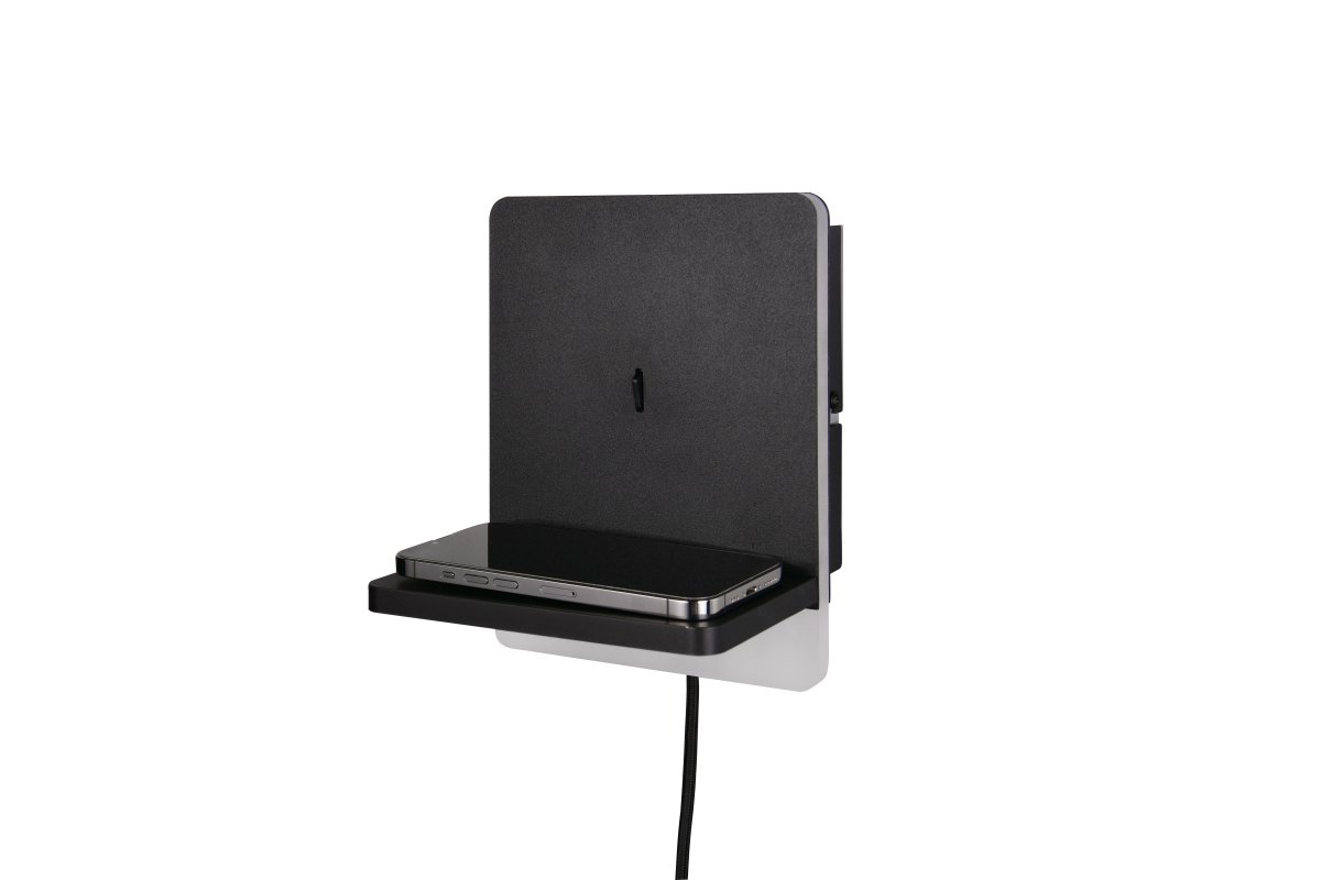 Fairfield 20cm Zwart wandlamp Van Trio Lighting - Met de ingebouwde SWITCH-dimmer kunt u de helderheid aanpassen van 100% tot 50% en 25% terwijl de aan/uit-schakelaar aan staat.