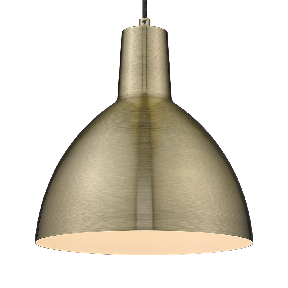 Metropole Ø25 Antiek messing hanglamp Van Halo Design - De Metropole-serie is een complete en functionele lampenfamilie met een kenmerkende, industri&euml;le stijl.