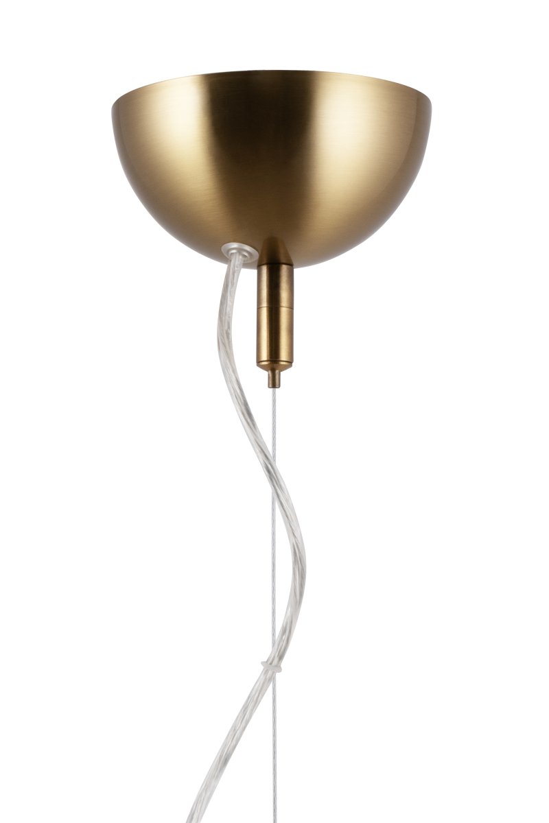 Roots Ø70 Geborsteld messing hanglamp Van Globen Lighting - Roots &auml;r en elegant och tidl&ouml;s pendel tillverkad av metall med en borstad m&auml;ssingfinish.