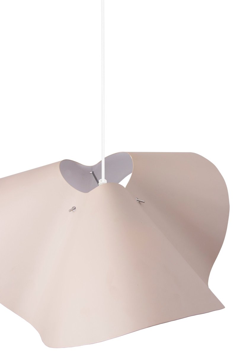 Volang Ø50 Modder hanglamp Van Globen Lighting - De lamp heeft een 120 cm lange witte textielkabel met een witte plafondkap, kroonconnector voor plafondaansluiting niet inbegrepen.
