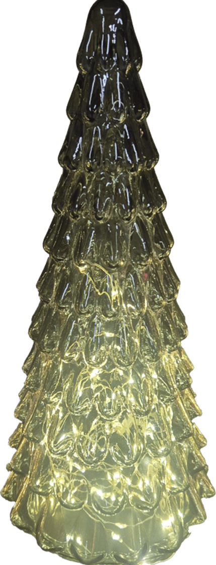 Spar 30cm Groente Van Pixie Design - De prachtig gevormde kerstboom heeft een ingebouwde lichtslinger met 100 kleine ledlampjes die een aangename, warmwitte gloed verspreiden.