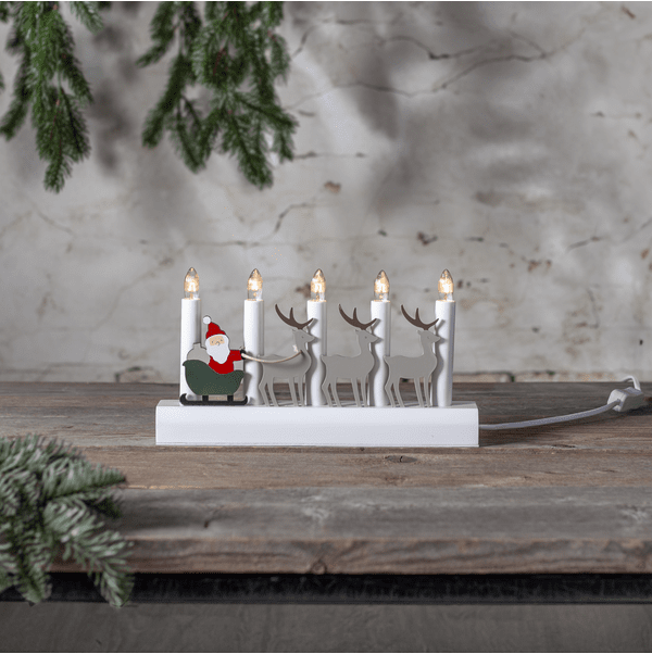 Julia Wit Van Star Trading - Verlicht de kamer sfeervol en zorgt voor een gezellige kerstsfeer.