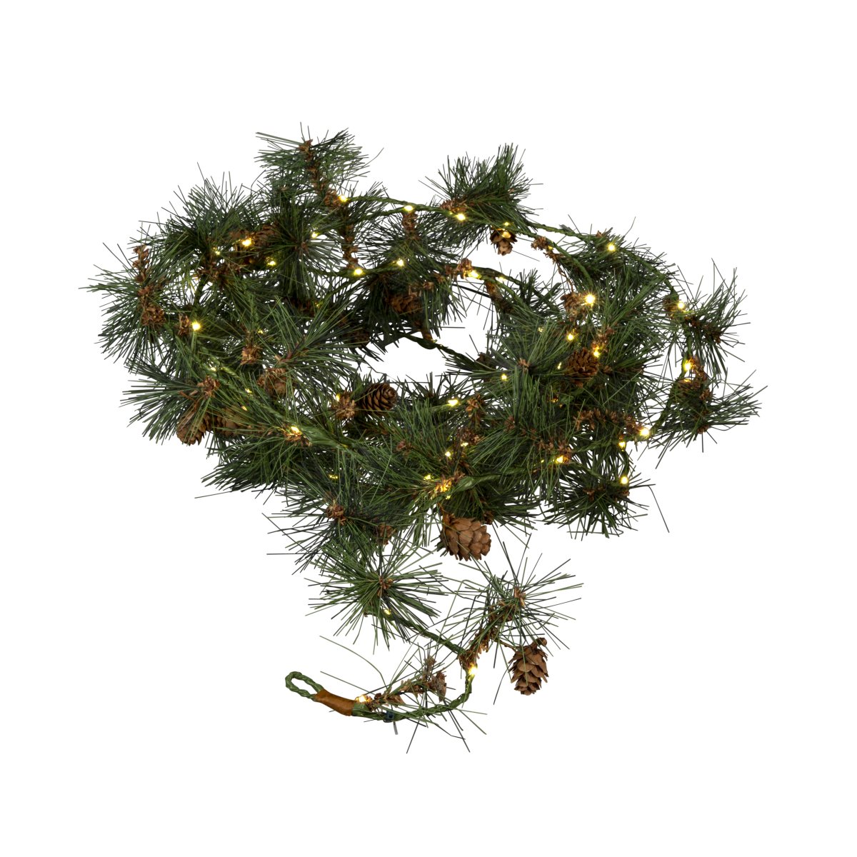 Guirlande 6m Groente Van Konstsmide - De slinger is voorzien van een timerfunctie: 6 uur aan en 18 uur uit, met een herhalend schema.