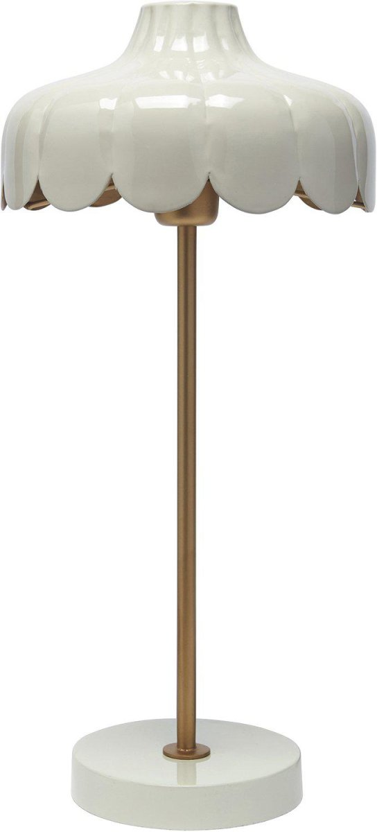 Wells 50cm Beige tafellamp Van PR Home - We werden ge&iuml;nspireerd door een bloem en cre&euml;erden deze serie in meer kleuren en modellen.