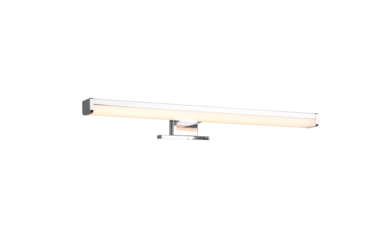 Lino 40cm Chroom badkamerlamp Van Trio Lighting - Dankzij de IP44-bescherming is hij perfect voor in de badkamer.