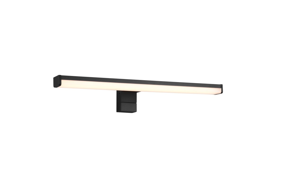 Lino 40cm Zwart badkamerlamp Van Trio Lighting - Dankzij de IP44-bescherming is hij perfect voor in de badkamer.