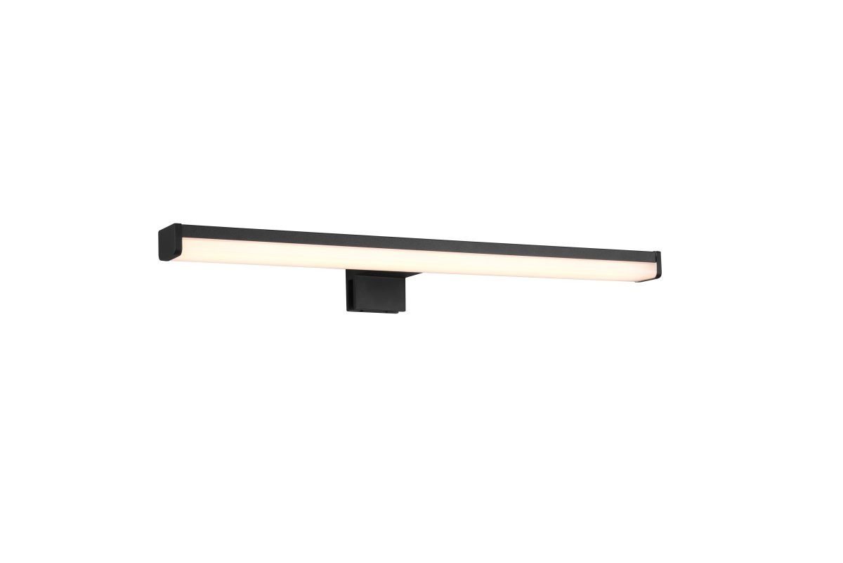 Lino 40cm Zwart badkamerlamp Van Trio Lighting - Dankzij de IP44-bescherming is hij perfect voor in de badkamer.