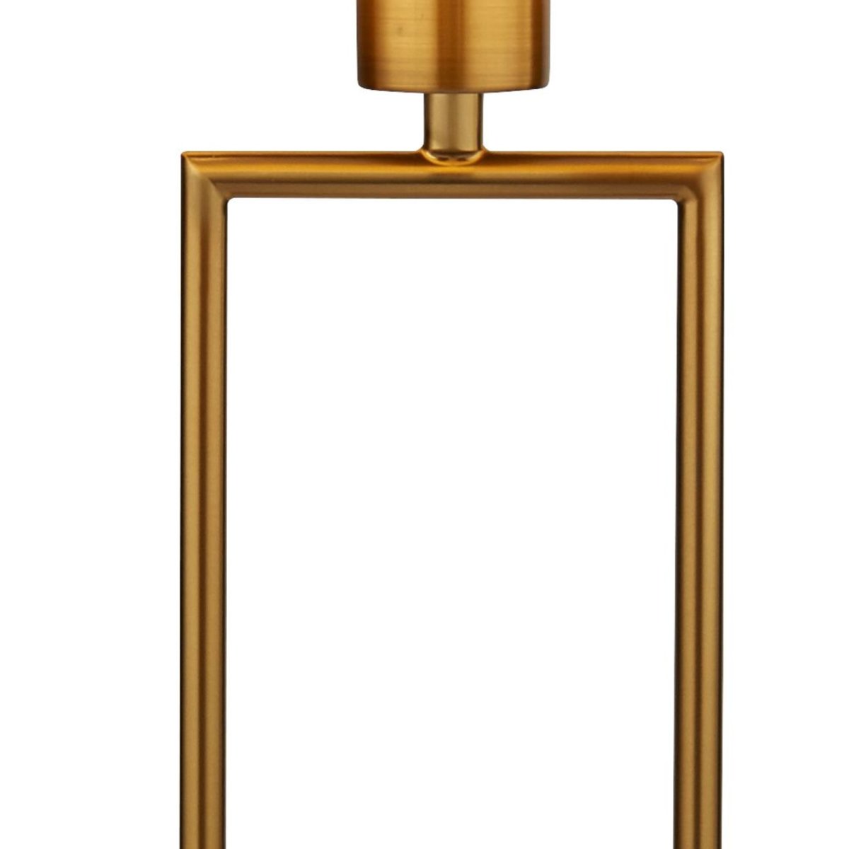 Claire 45cm Goud tafellamp Van Searchlight - Met zijn open en luchtige frame en ronde marmeren voet geeft het een moderne en toch tijdloze uitstraling die perfect past in zowel klassieke als eigentijdse interieurs.