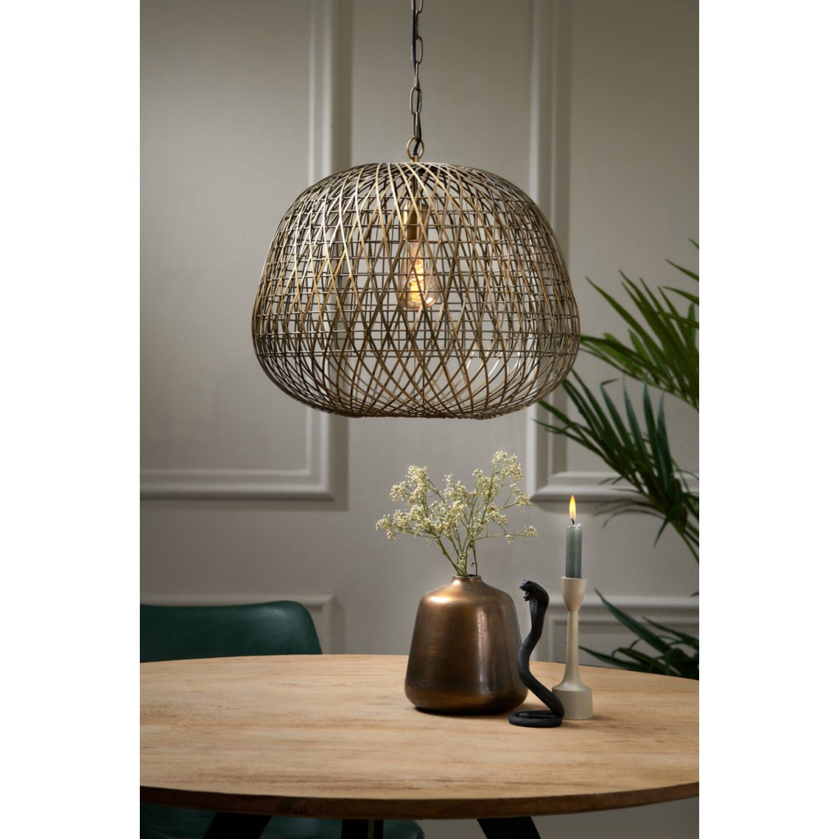 Alwina Ø50 Bronzen hanglamp Van Light & Living - 