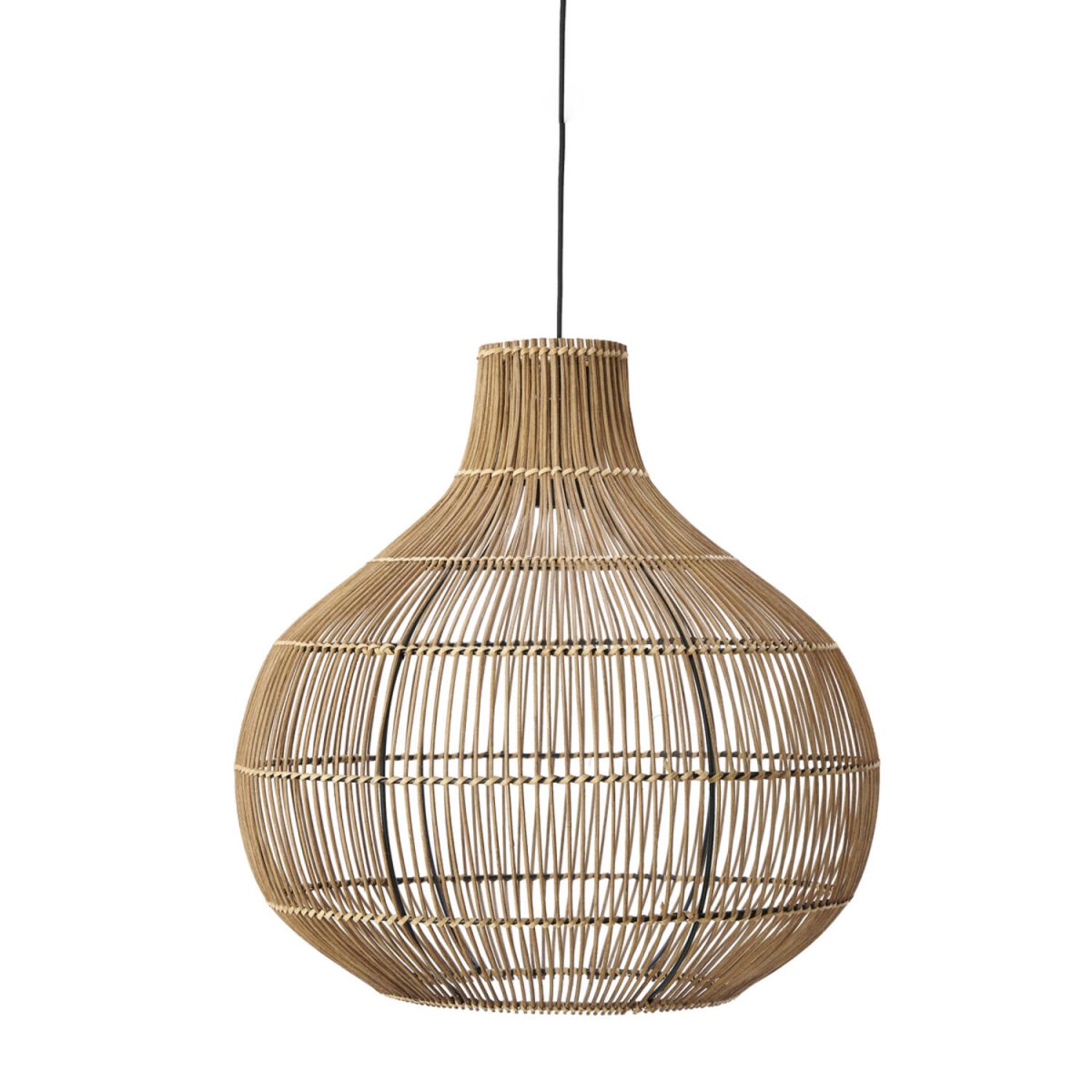 Pacino Ø50 Natuur hanglamp Van Light & Living - Pacino is een prachtige hanglamp van rotan met een bohemian en natuurlijke uitstraling.